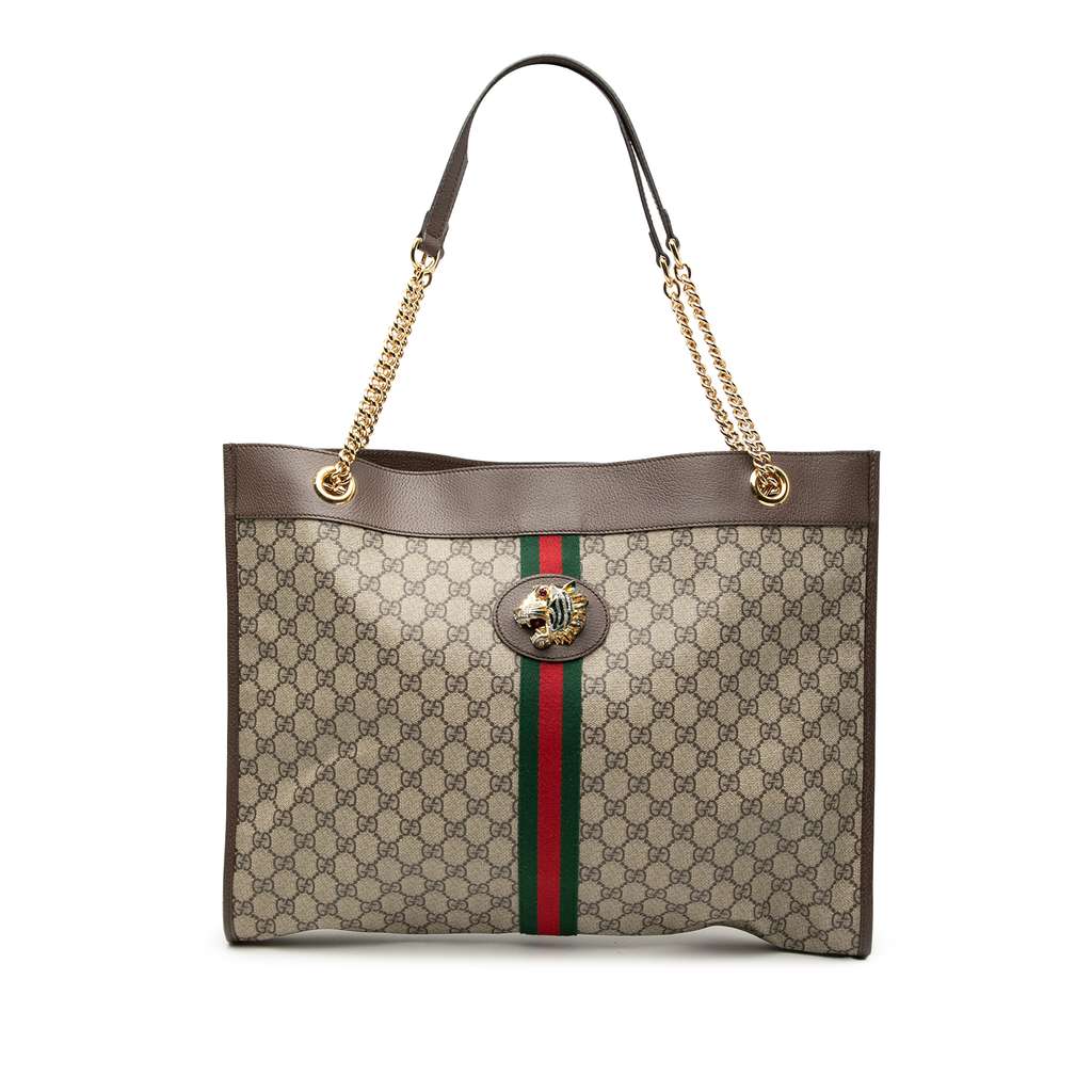 Gucci Large GG Supreme Rajah Tote