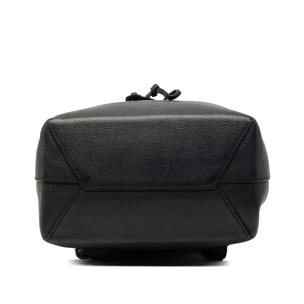 Louis Vuitton Taurillon Lockme Backpack Black Leather Good - Inside View