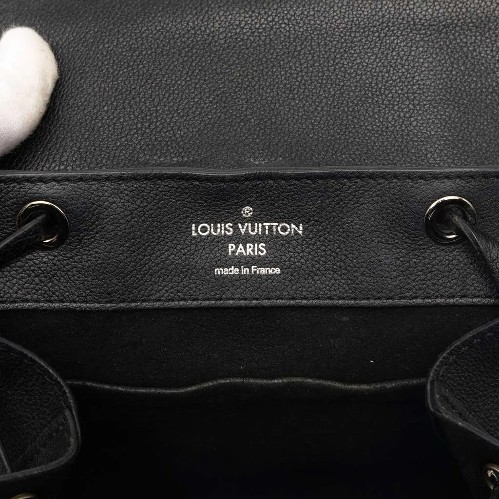 Louis Vuitton Taurillon Lockme Backpack Black Leather Good - Box View