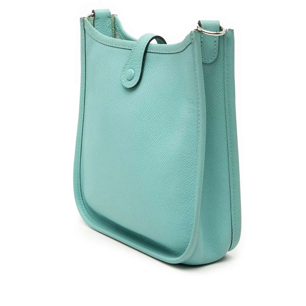 Hermès Epsom Evelyne I TPM Blue Leather Very good - Back View