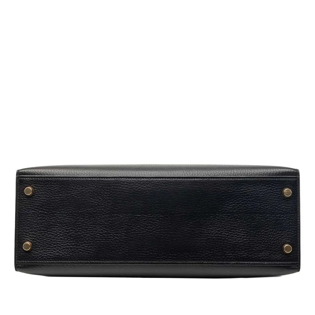 Hermès Ardennes Kelly Sellier 32 Black Leather Very good - Inside View