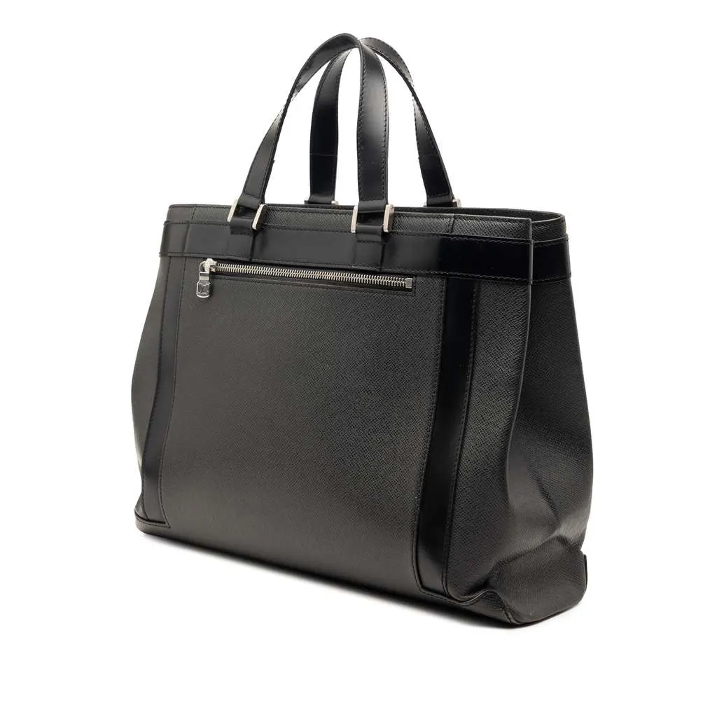 Louis Vuitton Taiga Kasbek PM Black Leather Very good - Back View