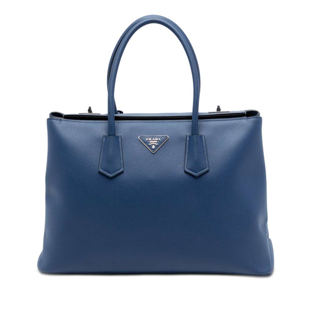 Prada حقيبة سافيانو كوير تيرنلوك المزدوجة