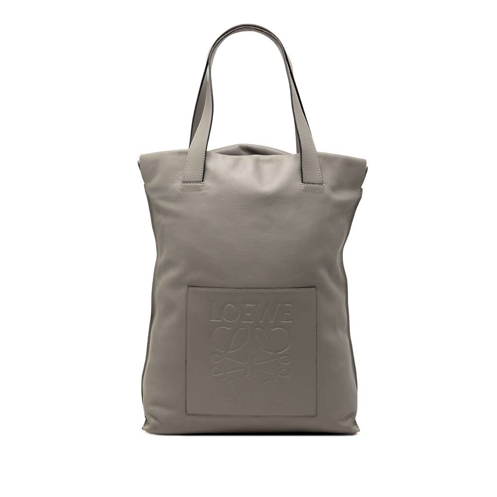 Loewe حقيبة تسوق جلدية من نوع Anagram