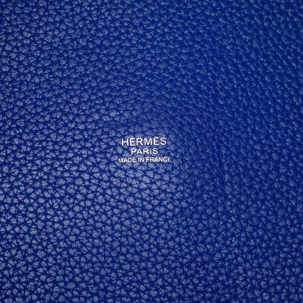 Hermès Clemence Picotin Lock 26 Blue Leather Very good - Box View