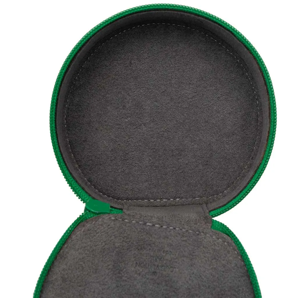 Louis Vuitton Epi Ecrin Bijoux Travel Jewelry Case Green Leather Very good - Model View