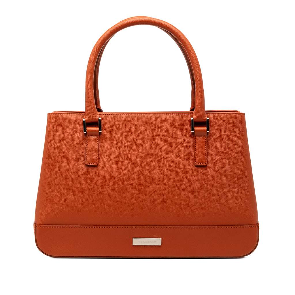 Burberry Leather Top Handle Tote