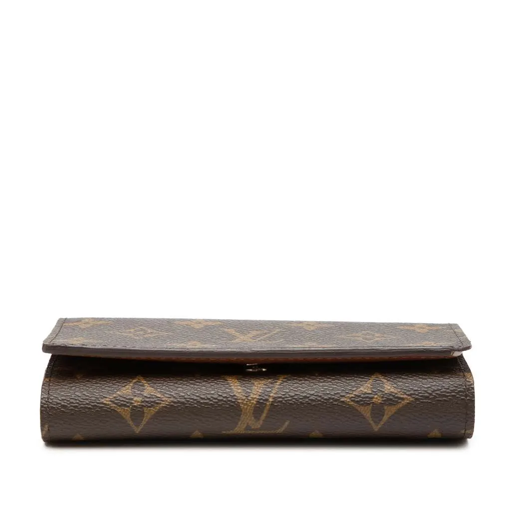Louis Vuitton Monogram Porte Monnaie Billets Tresor Wallet Brown Very good - Inside View