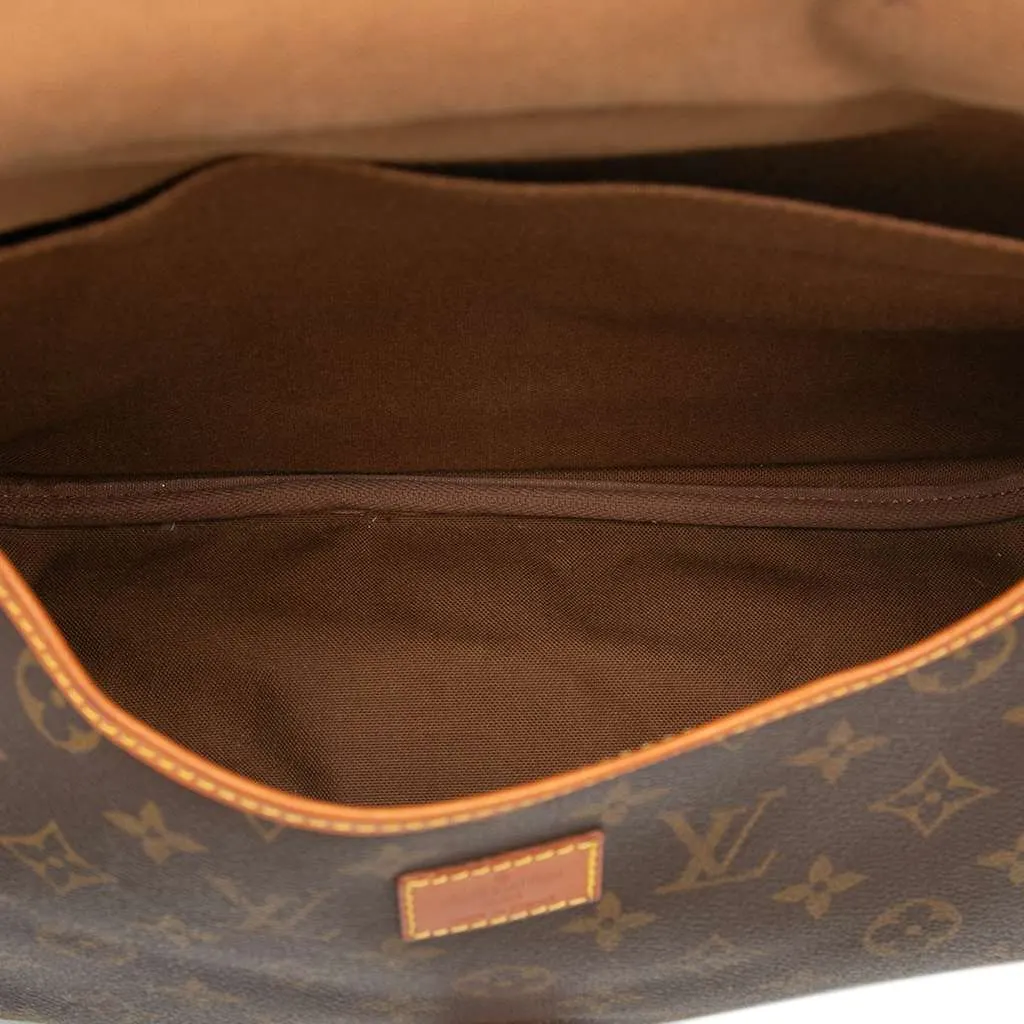 Louis Vuitton Monogram Saumur 30 Brown Very good - Model View