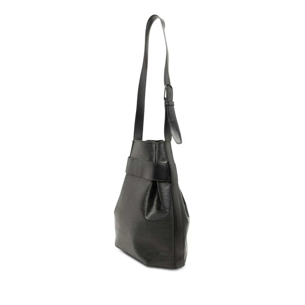Louis Vuitton Epi Sac D Epaule PM Black Leather Very good - Back View