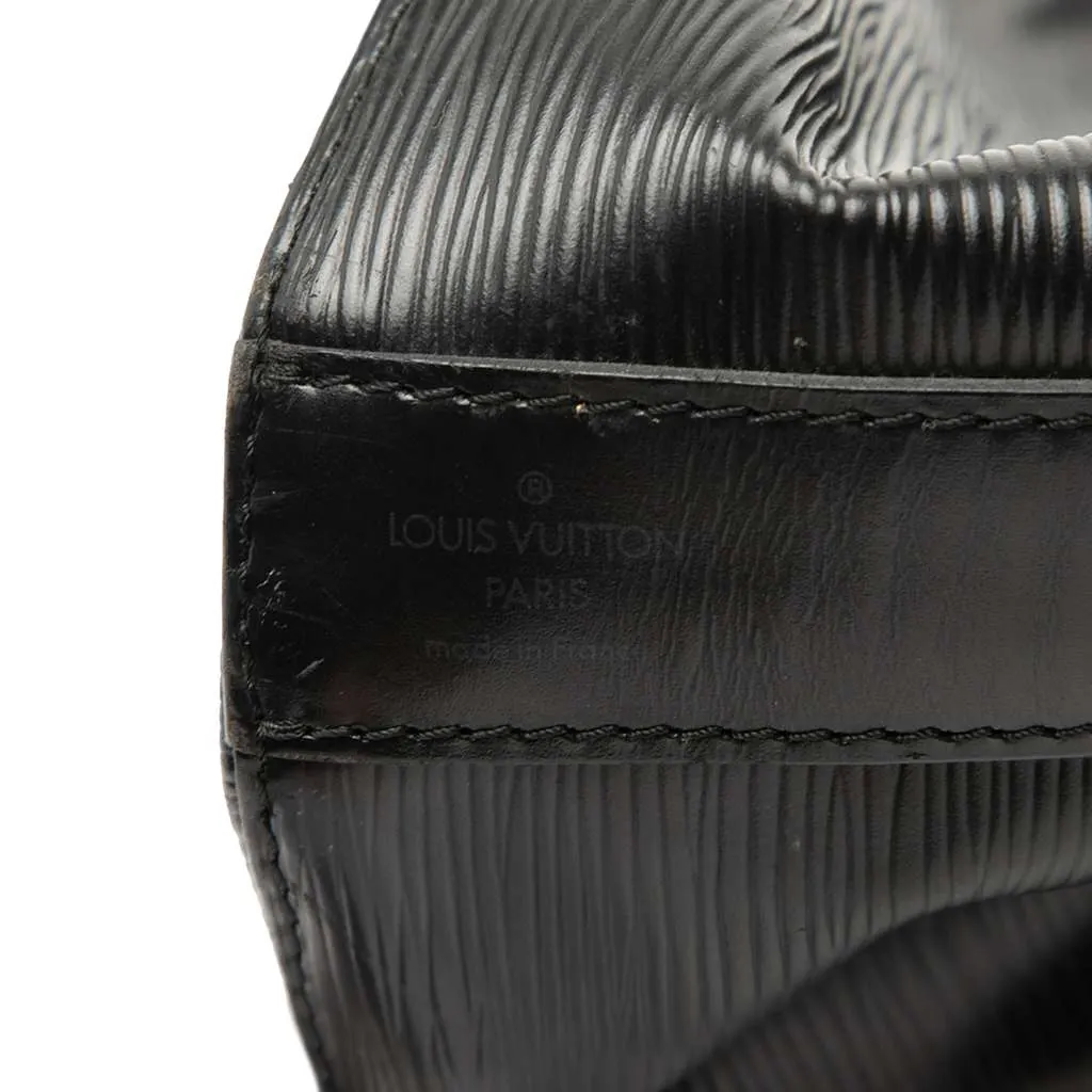 Louis Vuitton Epi Sac D Epaule PM Black Leather Very good - Box View