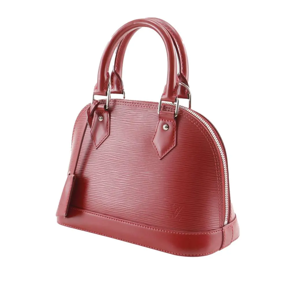 Louis Vuitton Epi Alma BB Red Leather Very good - Back View