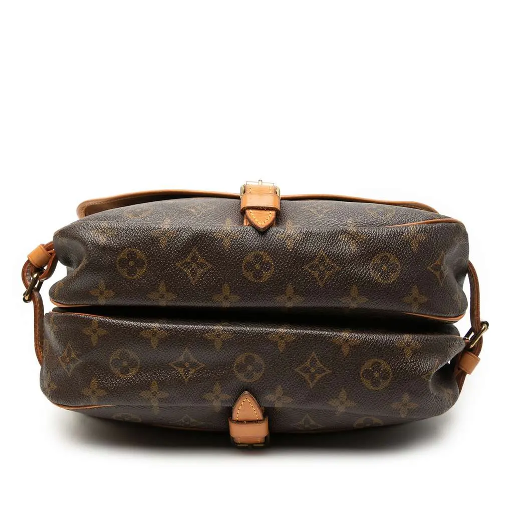 Louis Vuitton Monogram Saumur 30 Brown Very good - Inside View