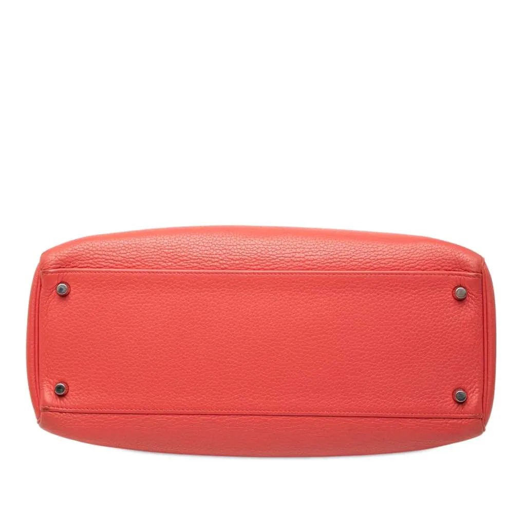 Hermès Clemence Kelly II Retourne 35 Red Leather Very good - Inside View
