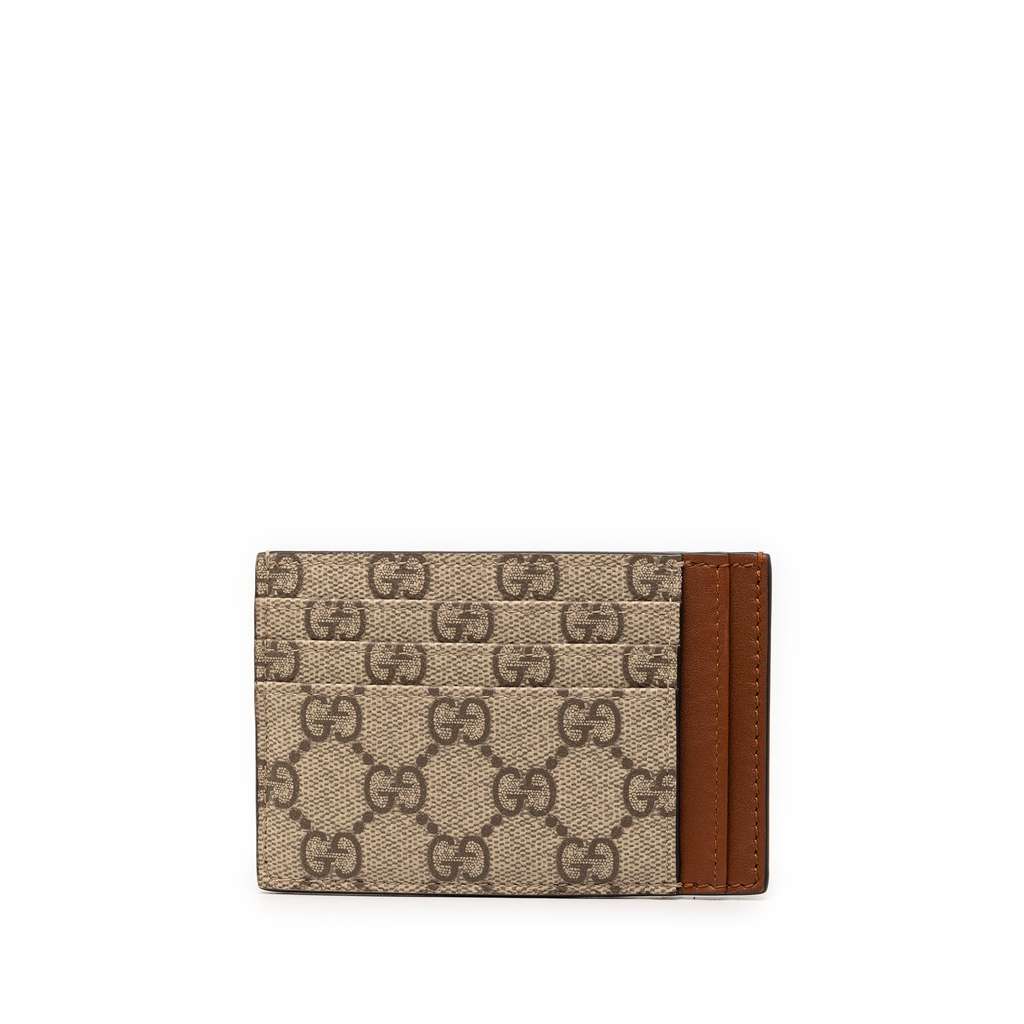 Gucci GG Supreme Emblem Card Holder