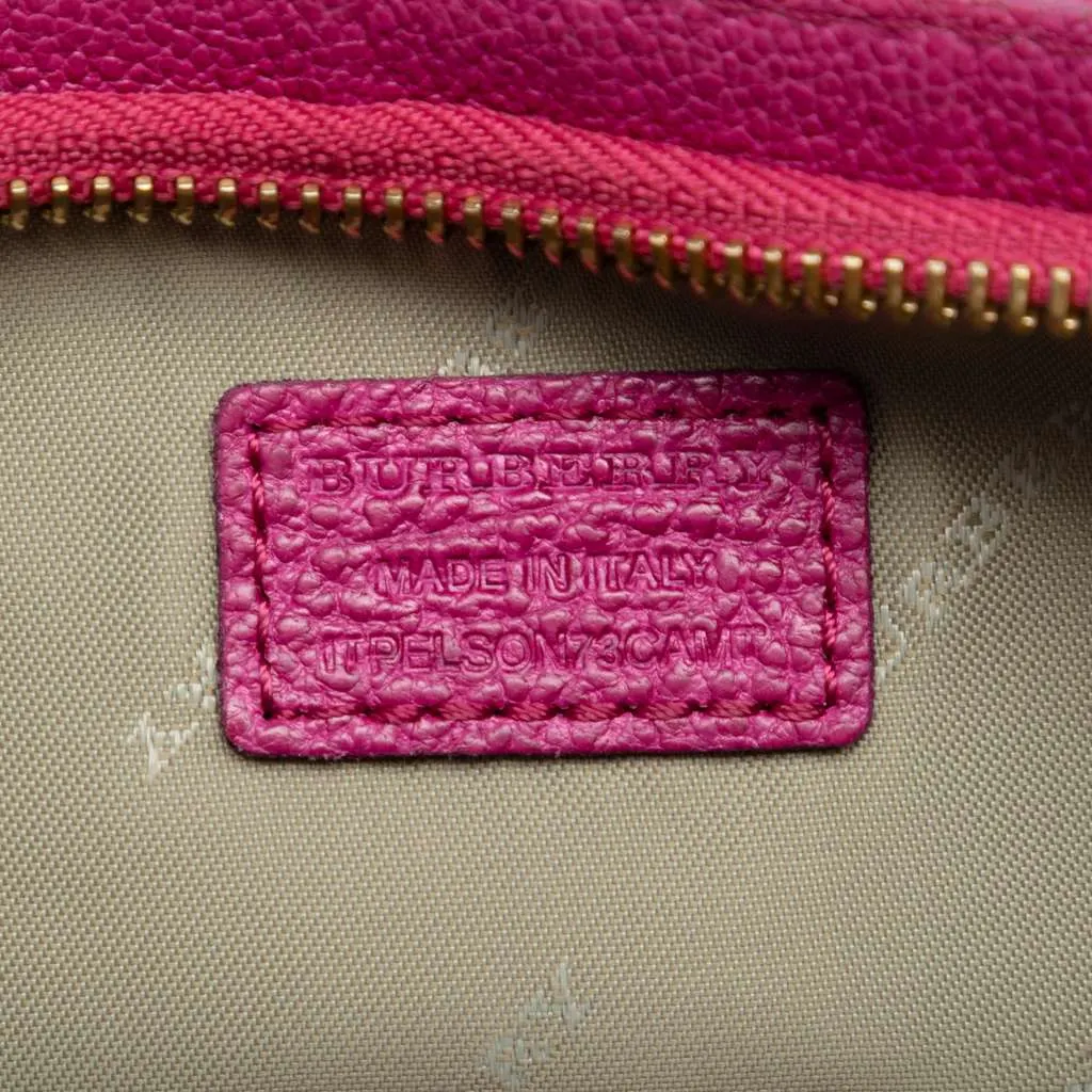 Burberry Haymarket Check Coated Canvas Clara Pochette Beige Canvas Very good - Box View