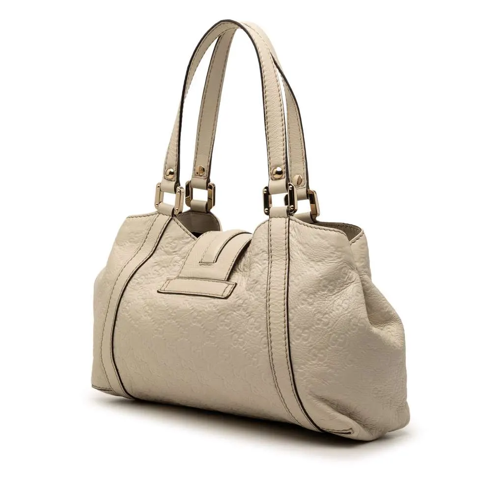 Gucci Guccissima New Ladies Tote Brown Leather Very good - Back View