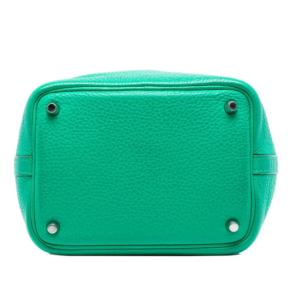 Hermès Clemence Picotin Lock 18 Green Leather Very good - Inside View