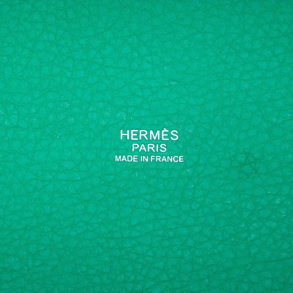 Hermès Clemence Picotin Lock 18 Green Leather Very good - Box View