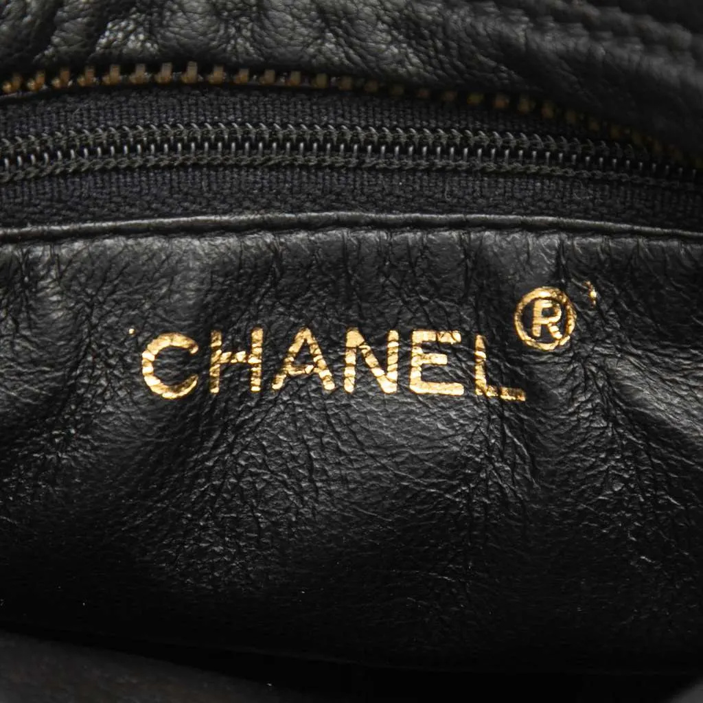 Chanel CC Quilted Lambskin Tassel Camera Bag Black Leather Very good - Box View