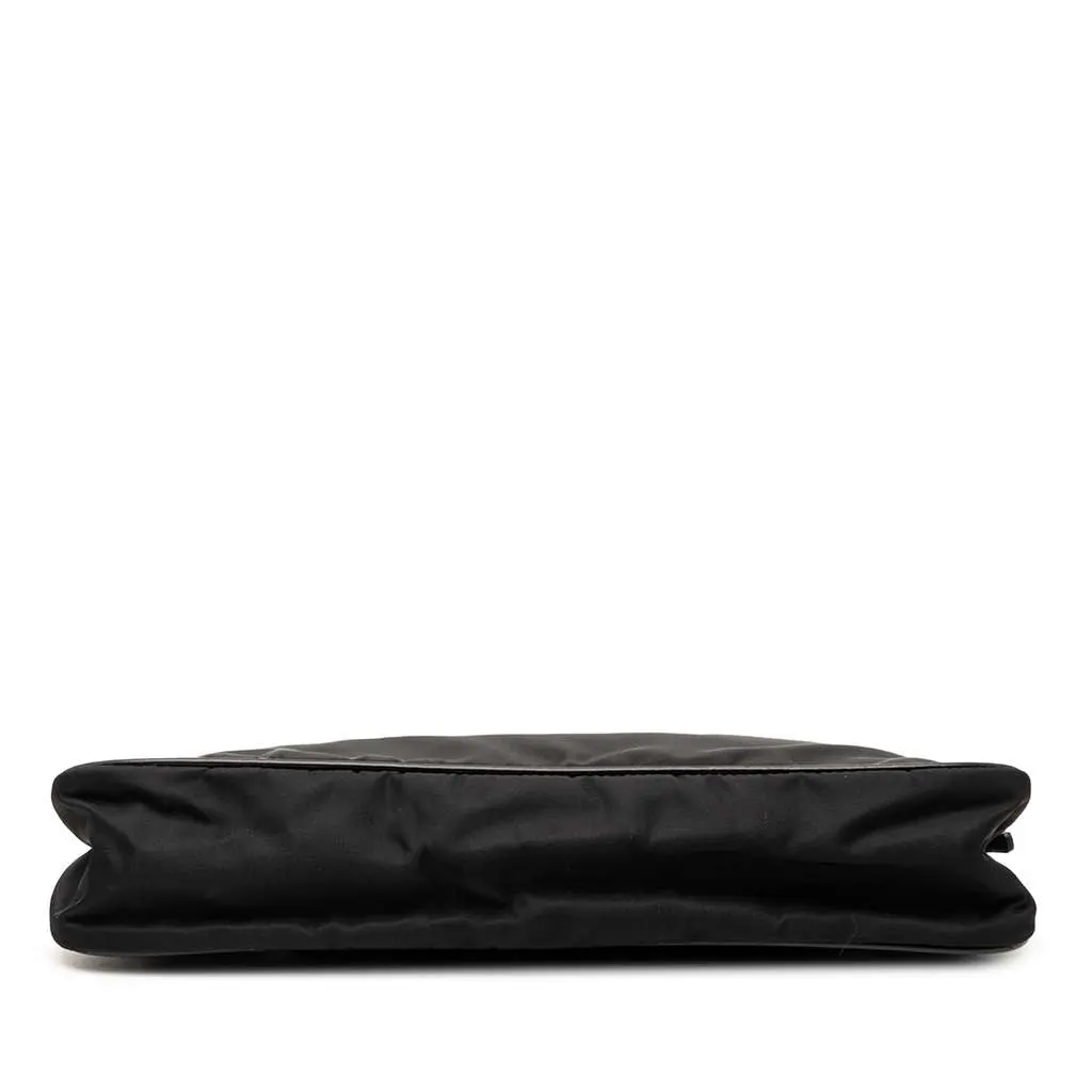 Prada Tessuto Chain Shoulder Bag Black Very good - Inside View