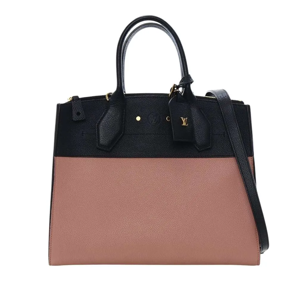Louis Vuitton City Steamer MM Pink Leather Very good - Front View