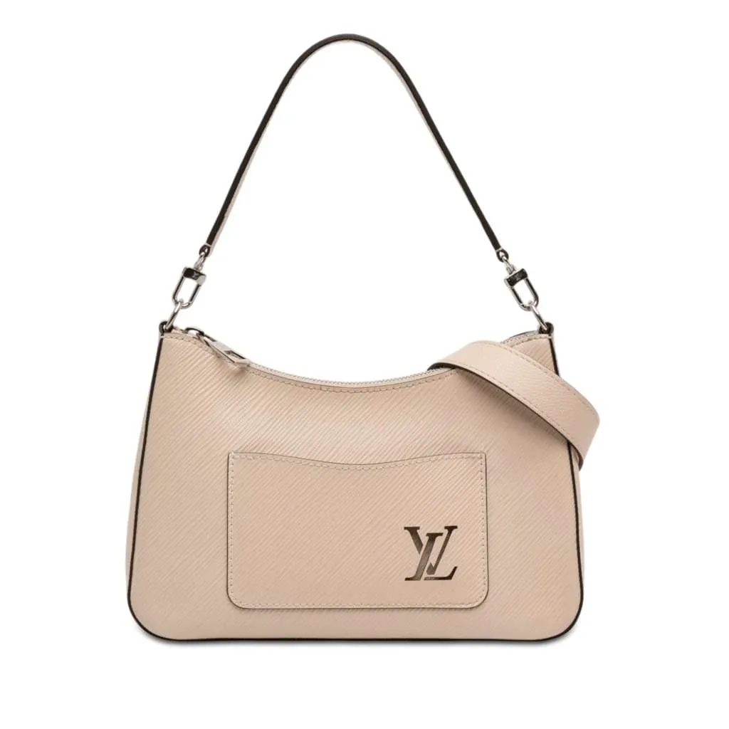 Louis Vuitton Epi Marelle White Leather Very good - Front View
