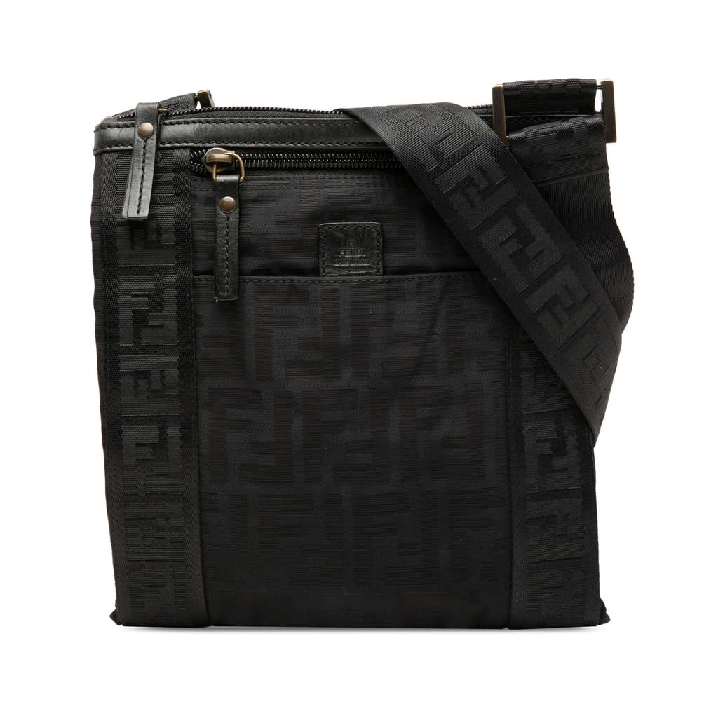 Fendi حقيبة كروسبودي من قماش زوكا