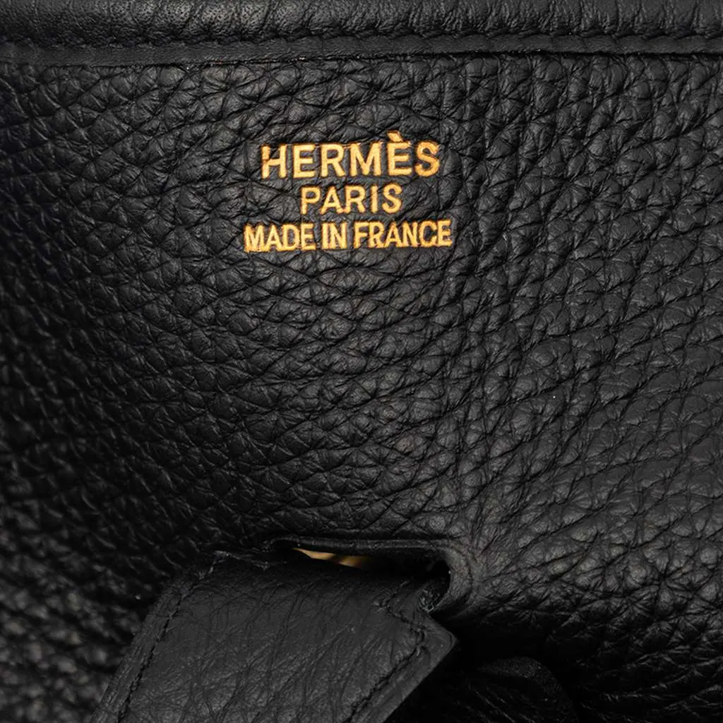 Hermès Clemence Evelyne I PM Black Leather Very good - Box View