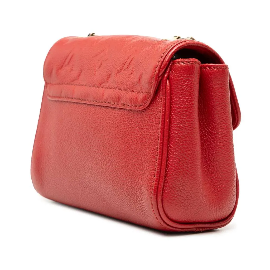 Louis Vuitton Monogram Empreinte Saint Germain BB Red Leather Very good - Back View