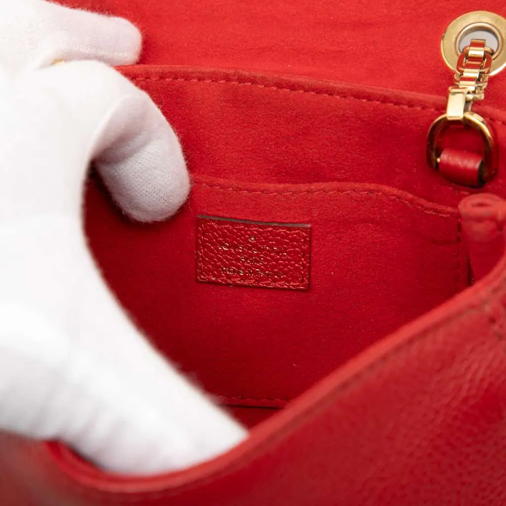 Louis Vuitton Monogram Empreinte Saint Germain BB Red Leather Very good - Box View