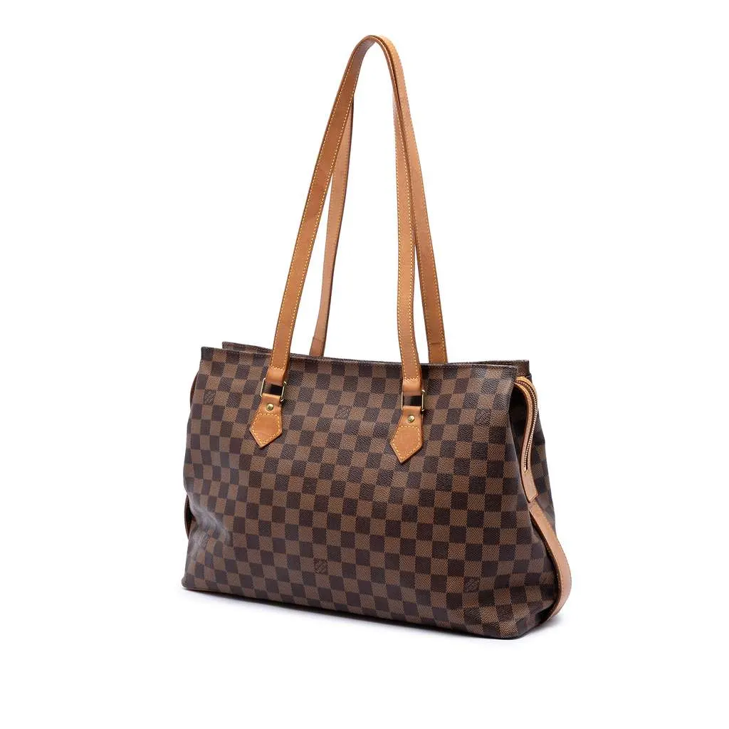 Louis Vuitton Damier Ebene Columbine Brown Very good - Back View