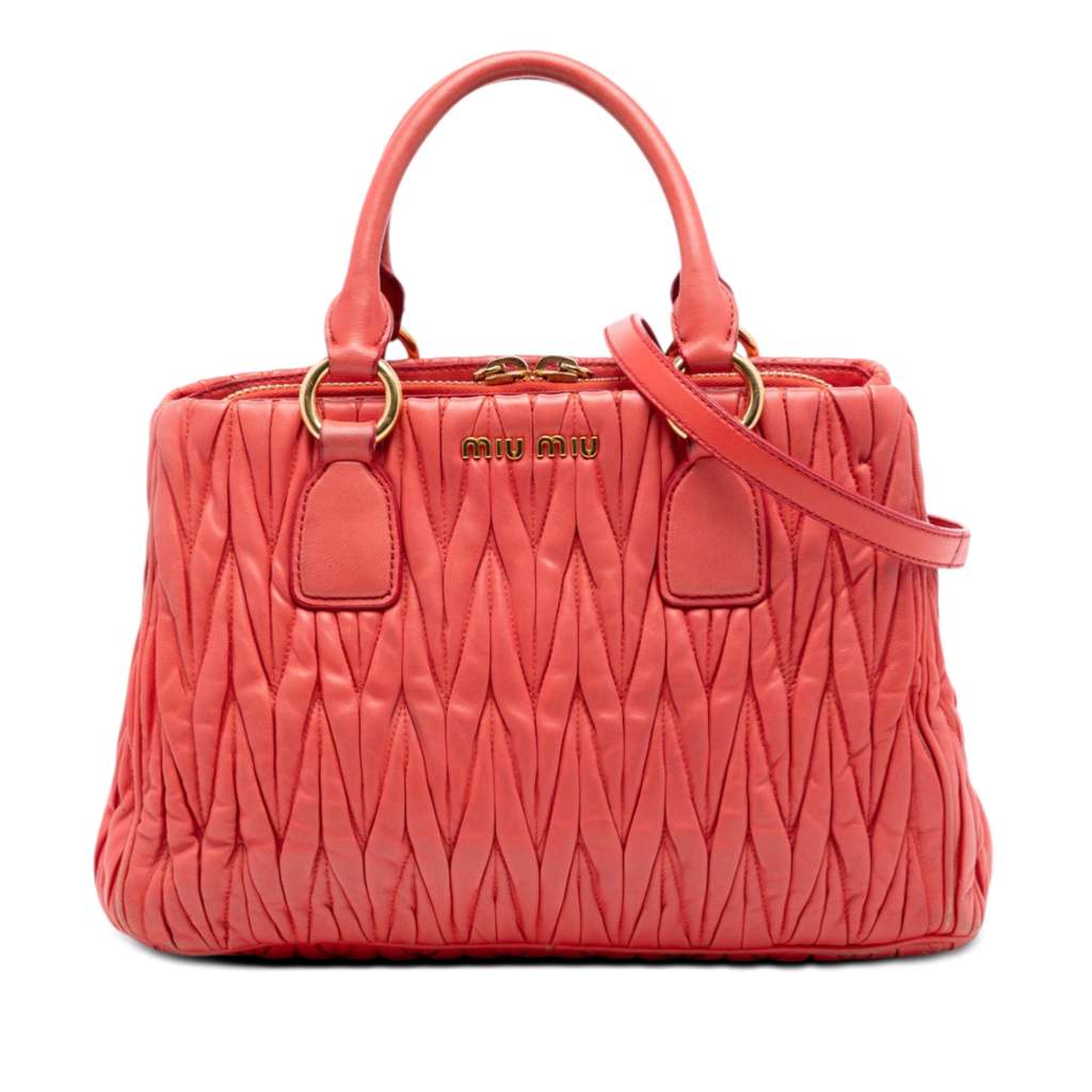 Miu Miu حقيبة نابا ماتيلاسيه