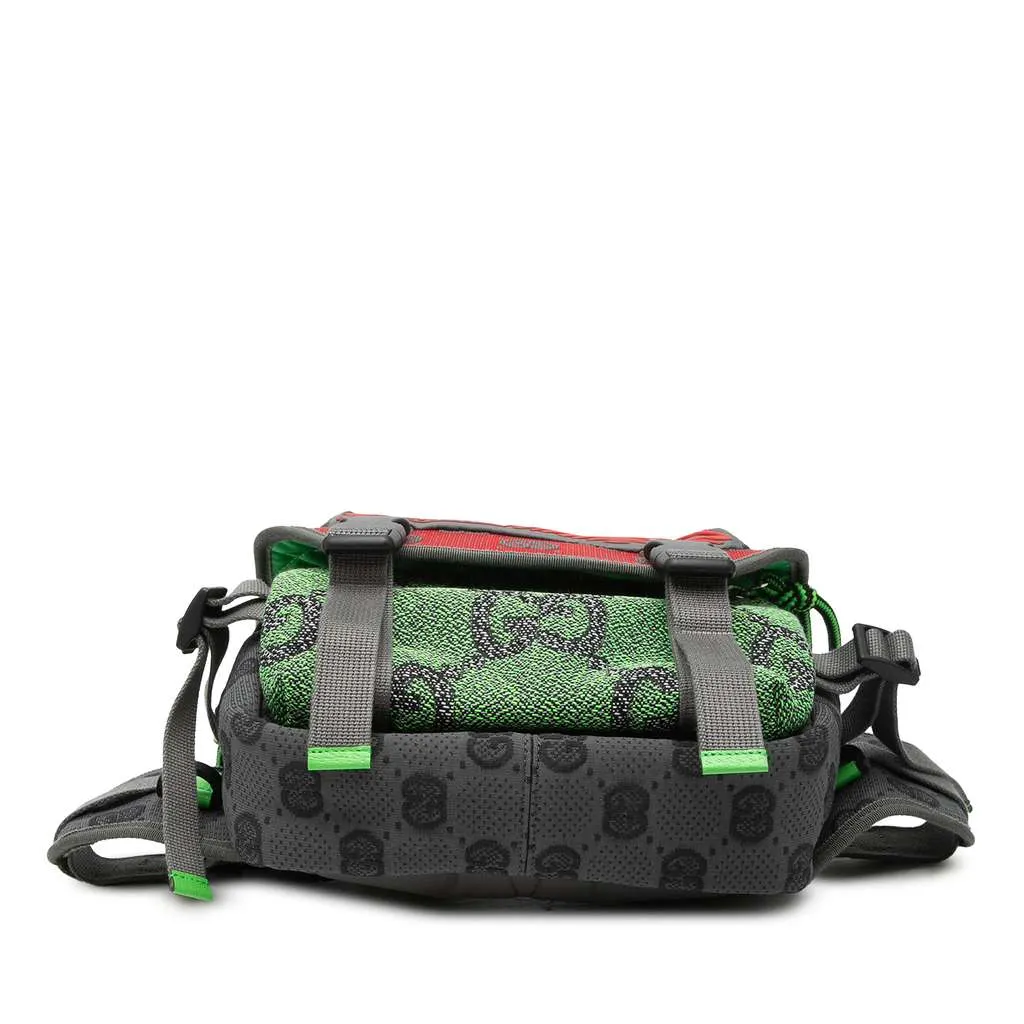 Gucci Small GG Nylon Backpack Green Very good - Inside View