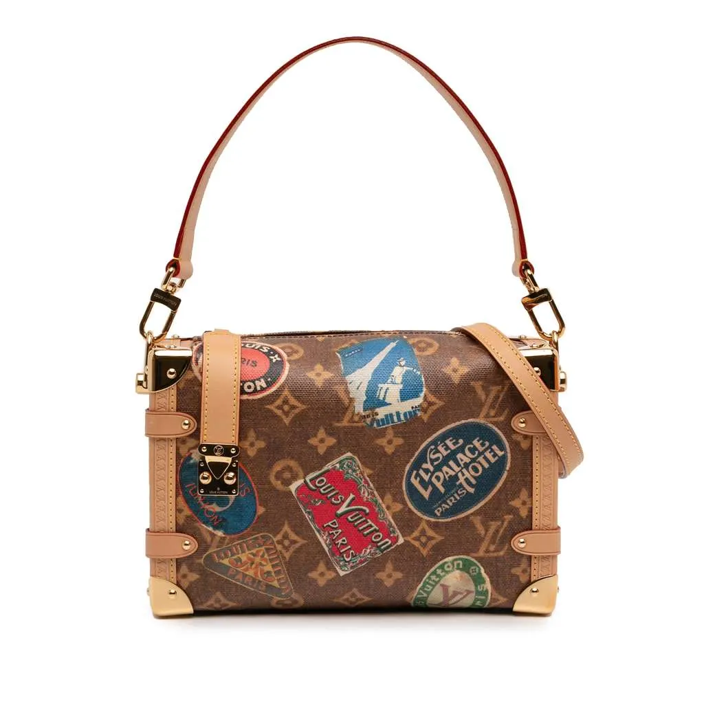 Louis Vuitton Monogram Flight Mode Side Trunk MM Brown Very good - Front View