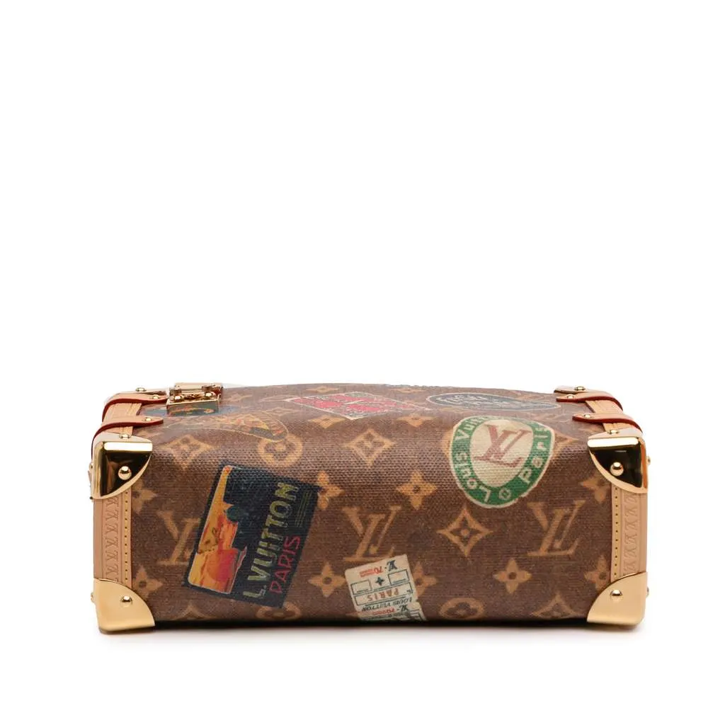 Louis Vuitton Monogram Flight Mode Side Trunk MM Brown Very good - Inside View