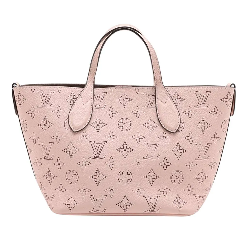 Louis Vuitton Monogram Mahina Blossom PM Pink Leather Very good - Back View