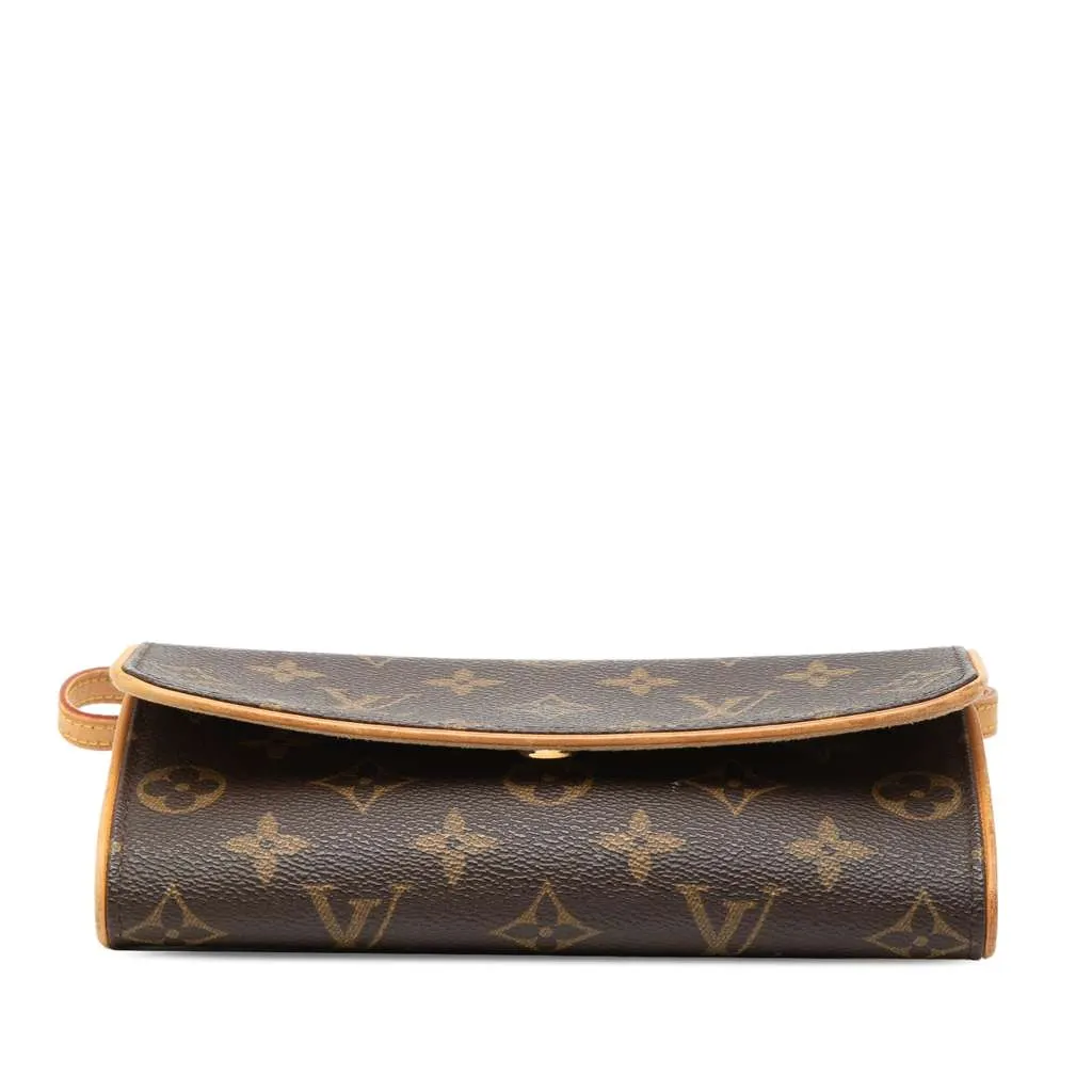 Louis Vuitton Monogram Pochette Twin PM Brown Canvas Very good - Inside View