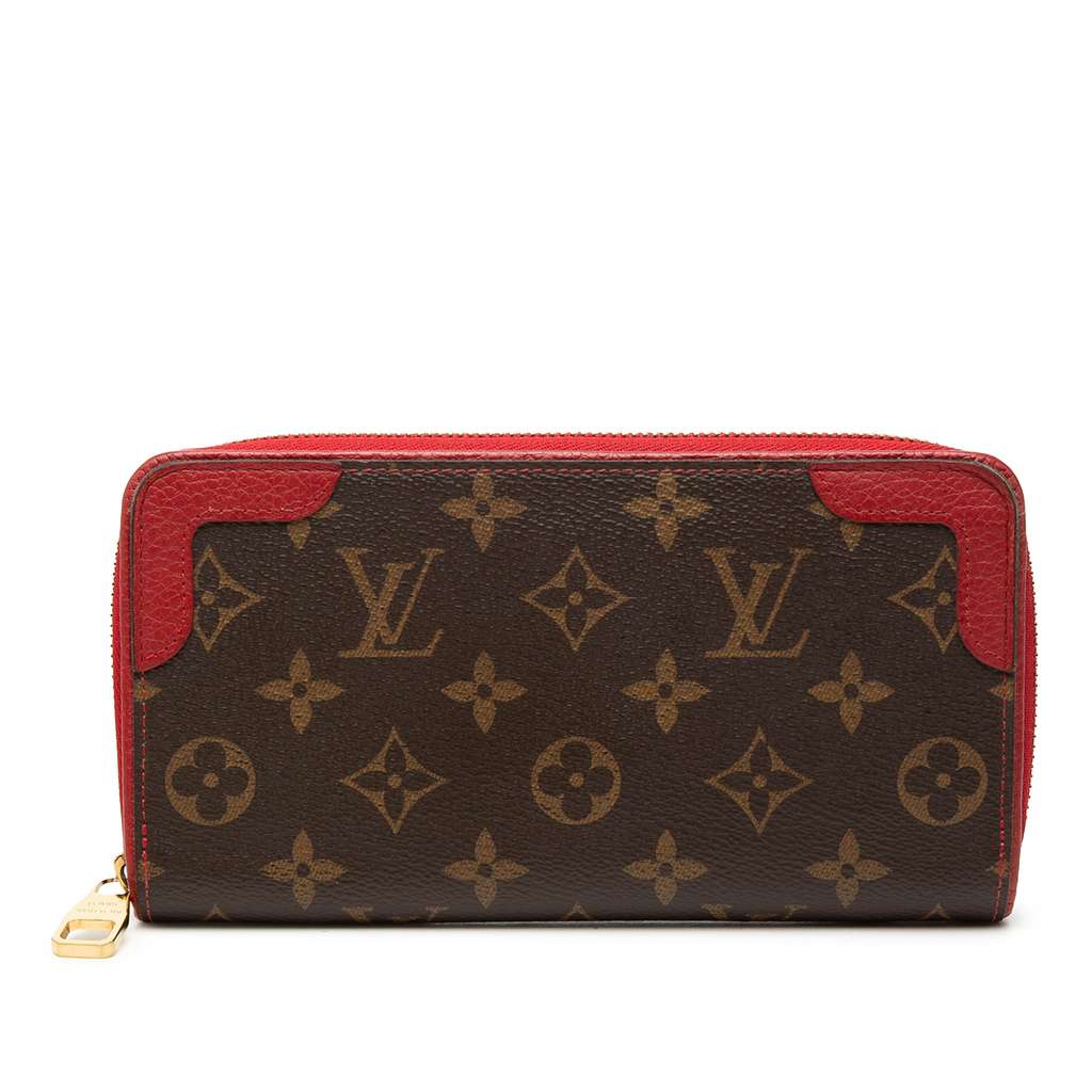 Louis Vuitton محفظة مونوجرام ريتيرو زيبّي