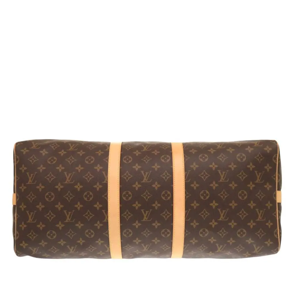 Louis Vuitton Monogram Keepall Bandouliere 55 Brown Very good - Inside View