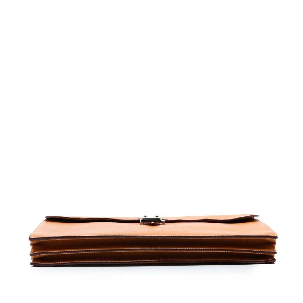 Hermès Barenia Sac a Depeches 38 Brown Leather Very good - Inside View