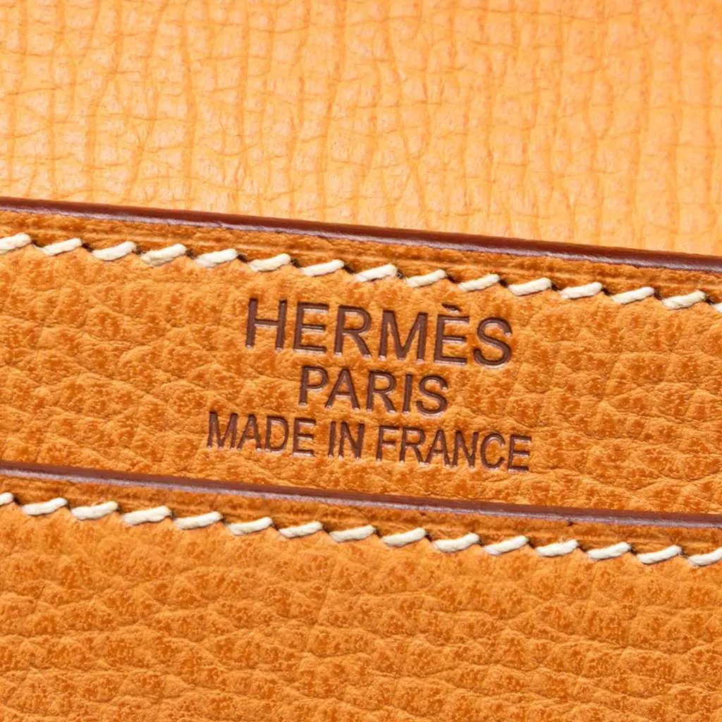 Hermès Barenia Sac a Depeches 38 Brown Leather Very good - Box View