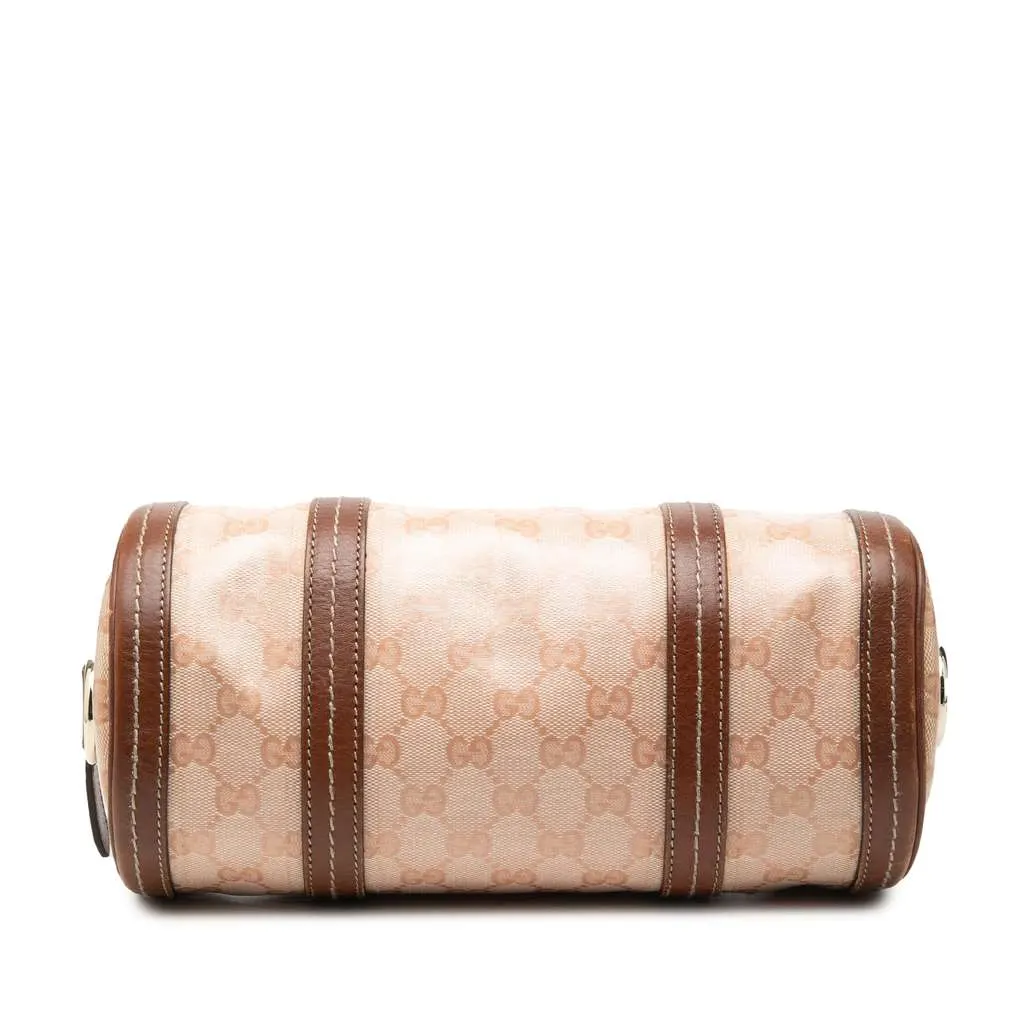 Gucci Small GG Crystal Duchessa Boston Bag Pink Canvas Very good - Inside View