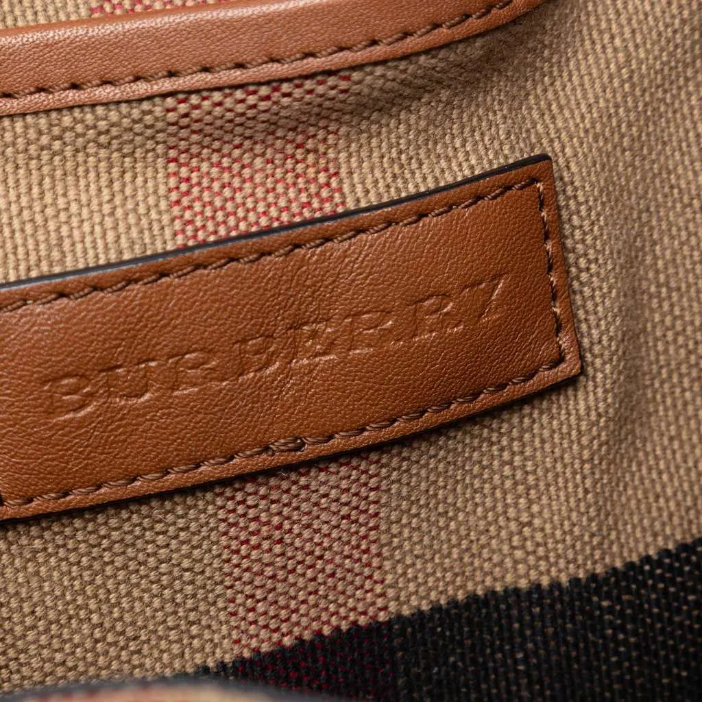 Burberry Mega Check Canvas Chiltern Hearts Backpack Brown Canvas Very good - Box View