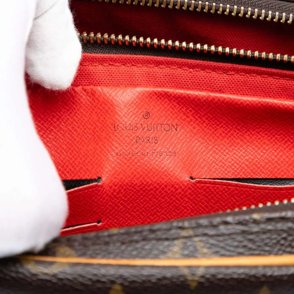 Louis Vuitton Monogram China Run Pavel Clutch Brown Very good - Box View