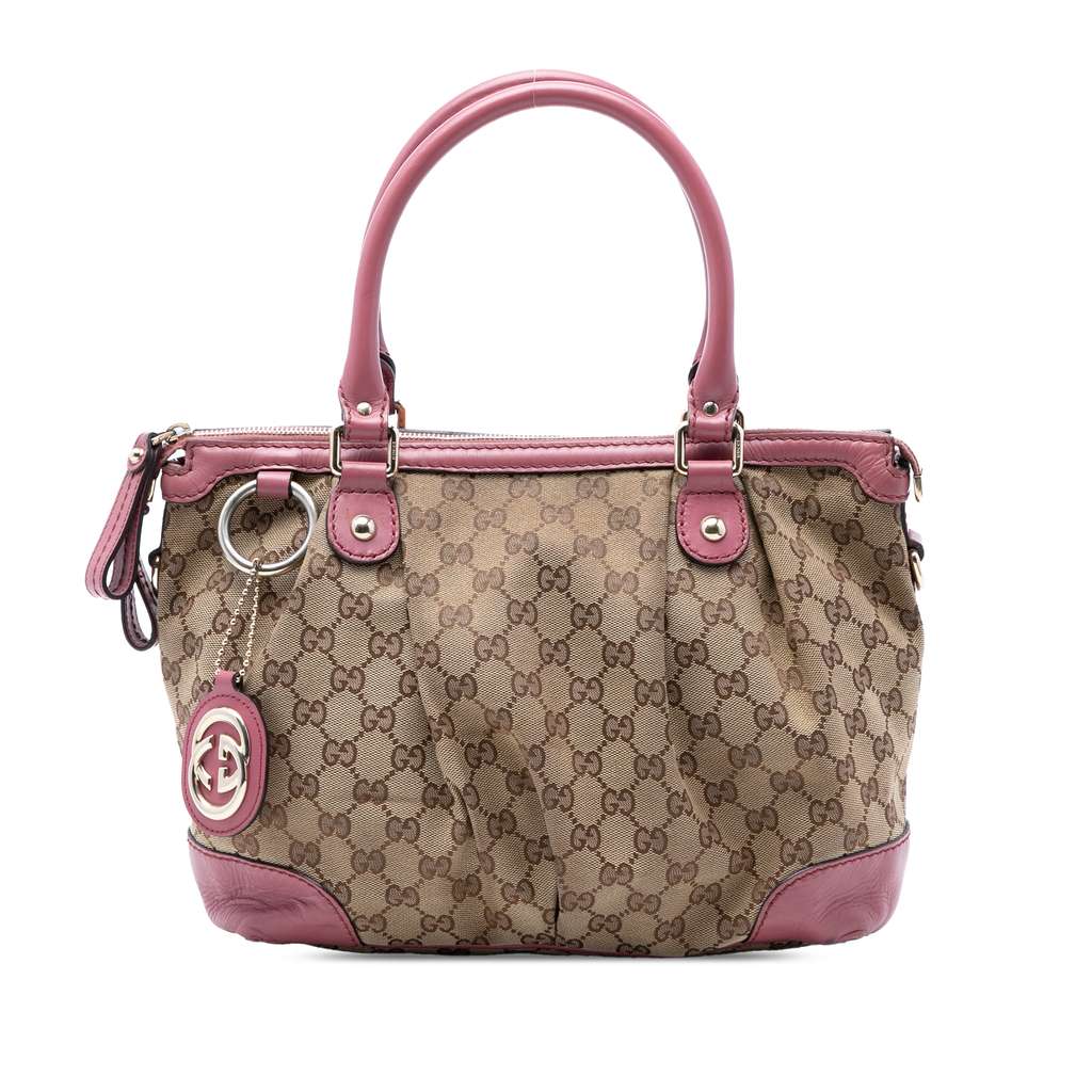 Gucci GG Canvas Sukey Satchel