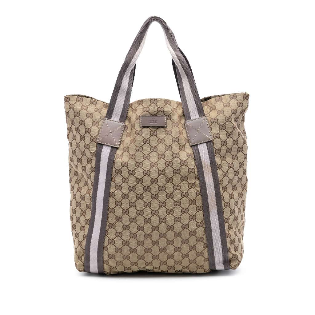 Gucci GG Canvas Web Tote