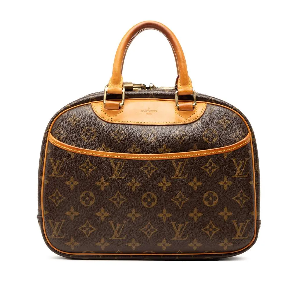 Louis Vuitton Monogram Trouville Brown Canvas Good - Front View