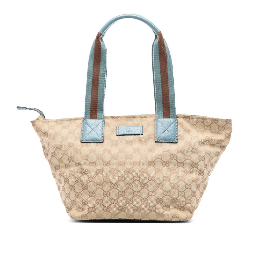 Gucci GG Canvas Web Tote