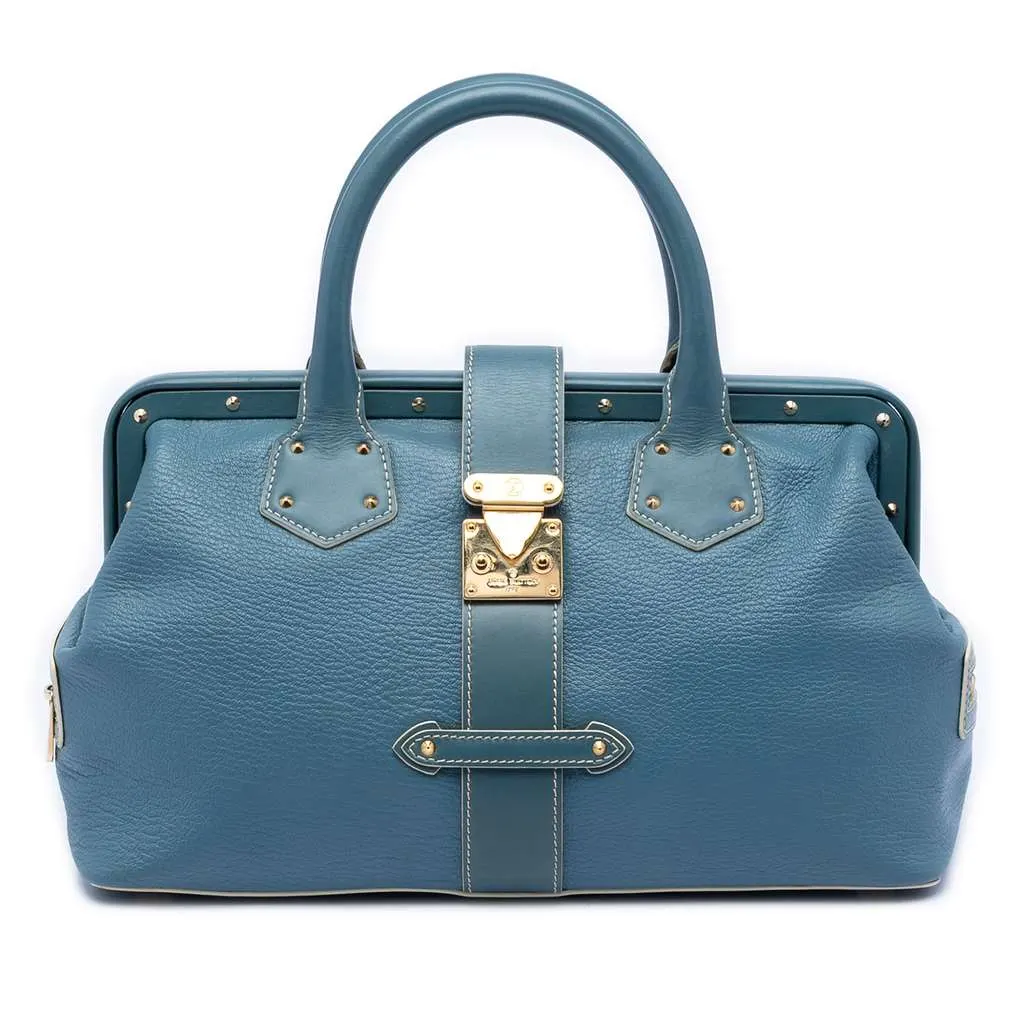 Louis Vuitton Suhali Lingenieux PM Blue Leather Very good - Front View
